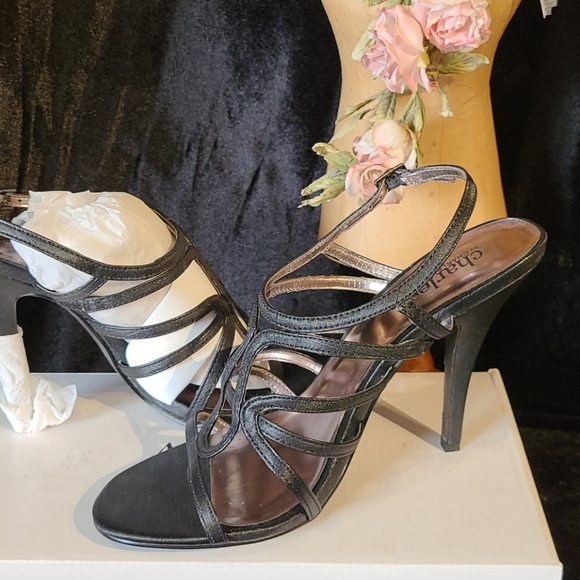 Charles David black 4 inch heels NWOT - Picture 2 of 10